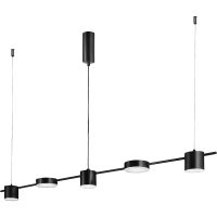 Потолочный светильник Crystal Lux Tristan SP5 L1200 Black Белый Черный — фото 1, Светильники