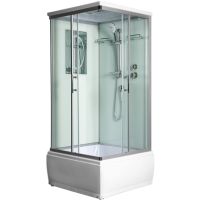 Душевая кабина WeltWasser WW500 Aller 902 90x90 10000003255 профиль Хром стекло прозрачное — фото 1, Душевые кабины