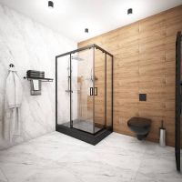 Товар: Душевой уголок Melodia della vita Square 120х80 MCNSQ12080TBk профиль Черный стекло прозрачное - фото 2 Душевой уголок Melodia della vita Square 120х80 MCNSQ12080TBk профиль Черный стекло прозрачное — фото 2, Душевые уголки