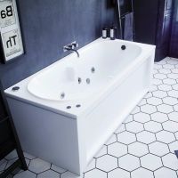 Акриловая ванна Aquatek Лея 170x75 LEY170-0000057 без гидромассажа с фронтальной панелью с каркасом (разборный) со слив-переливом (справа) — фото 3, Акриловые ванны