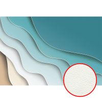 Фреска Ortograf Forma 32654 Фактура флок FLK Флизелин (4*2,7) Бирюзовый/Бежевый, Абстракция — фото 1, Фрески