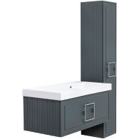 Товар: Тумба под раковину La Fenice Cubo 90 FNC-01-CUB-G-90 подвесная Серая матовая - фото 8 Тумба под раковину La Fenice Cubo 90 FNC-01-CUB-G-90 подвесная Серая матовая — фото 8, Тумбы под раковину