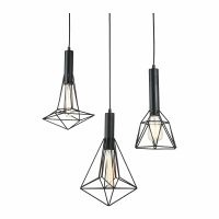 Подвесной светильник Maytoni Loft Spider T021-03-B Черный — фото 2, Подвесные светильники