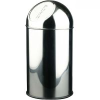 Ведро для мусора Nofer 14116.2.B Хром — фото 1, Мусорные ведра