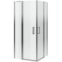 Душевой уголок Excellent Mazo 100х100 KAEX.3000.2S.1010.LPx2+KAEX.3023.2D.0500.LP (KAEX.3023.2D.0500.LP+KAEX.3000.2S.1010.LP) профиль Хром стекло прозрачное — фото 1, Душевые уголки