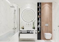 Товар: Керамическая плитка GlobalTile Arto GT Белый 10100001338 настенная 25х60 см - фото 3 Керамическая плитка GlobalTile Arto GT Белый 10100001338 настенная 25х60 см — фото 3, Керамическая плитка