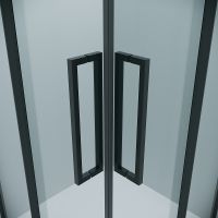 Товар: Душевой уголок Grossman Cosmo 80х80 300.K33.02.8080.21.00 профиль Черный матовый стекло прозрачное - фото 8 Душевой уголок Grossman Cosmo 80х80 300.K33.02.8080.21.00 профиль Черный матовый стекло прозрачное — фото 8, Душевые уголки