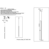 Товар: Подвесной светильник Crystal Lux CLT 035C1000 WH Белый - фото 2 Подвесной светильник Crystal Lux CLT 035C1000 WH Белый — фото 2, Подвесные светильники