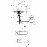 Смеситель для раковины Ravak 10° TD 011.00 Хром арт-X070063 — фото 4, Смесители для раковины