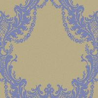 Обои LOYMINA Boudoir GT1 021 Флизелин (1*10,05) Коричневый/Синий, Вензель/Орнамент — фото 1, Обои для стен