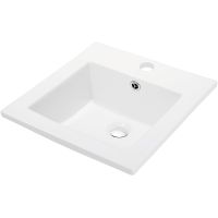 Раковина Orange 41 B03-410W Белая — фото 5, Раковины встраиваемые сверху