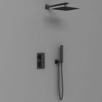 Товар: Душевая система Vincea VSFW-102TMB с термостатом Черная матовая - фото 2 Душевая система Vincea VSFW-102TMB с термостатом Черная матовая — фото 2, Душевое оборудование. Душевая программа
