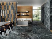 Керамогранит Italon Skyfall Nero Smeraldo Nat Ret 610010001877 80х160 см — фото 4, Керамогранит