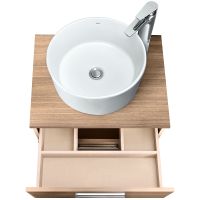 Тумба под раковину Roca Victoria 60 подвесная Орех арт-A857468517 — фото 5, Тумбы под раковину