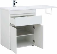 Товар: Тумба с раковиной Aquanet Токио 130 L 239215 Белая - фото 2 Тумба с раковиной Aquanet Токио 130 L 239215 Белая — фото 2, Тумбы с раковиной