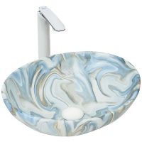 Раковина-чаша WeltWasser Elbach 3078 M814 41 10000004551 Мрамор — фото 1, Раковины накладные