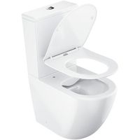 Унитаз компакт Ravak Optima RimOff Combi X01870 с бачком и сиденьем Микролифт — фото 5, Унитазы