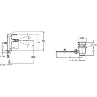 Смеситель для биде Jacob Delafon Strayt Mini E8777-CP Хром — фото 2, Смесители для биде