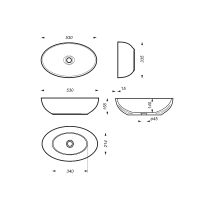 Товар: Раковина-чаша Sanita Luxe Ringo 53 WB.CT/Ringo/53-N/WHT.G/S1 Белая - фото 6 Раковина-чаша Sanita Luxe Ringo 53 WB.CT/Ringo/53-N/WHT.G/S1 Белая — фото 6, Раковины накладные