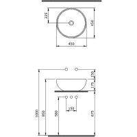 Товар: Раковина-чаша Berges Mascon 45 181022 Антрацит матовый - фото 5 Раковина-чаша Berges Mascon 45 181022 Антрацит матовый — фото 5, Раковины накладные