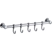 Вешалка для полотенец Frap F205-5 Хром — фото 1, Крючки для полотенец