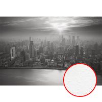 Фреска Ortograf Небоскребы 4140 Фактура бархат FX Флизелин (4*2,7) Серый, Город — фото 1, Фрески