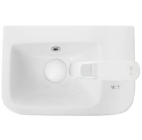 Раковина WeltWasser Aisbach 10100 R 37 10000004591 Белый глянец — фото 2, Мини-раковины