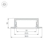 Товар: Профиль алюминиевый Arlight 036769 встраиваемый Серебристый - фото 3 Профиль алюминиевый Arlight 036769 встраиваемый Серебристый — фото 3, Профили для светодиодных лент
