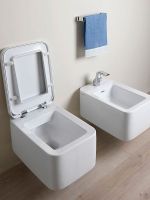 Унитаз Flaminia Nile NL118G подвесной Белый без сиденья — фото 2, Унитазы