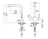 Смеситель для кухни Timo Saona 2356/18FL Черное золото — фото 8, Смесители для кухни