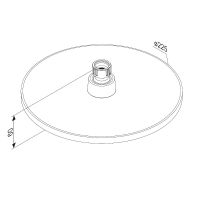 Верхний душ Damixa Jupiter 977050300 Черный матовый — фото 4, Душевое оборудование. Душевая программа