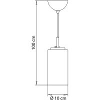 Подвесной светильник Artelamp Sphere A6710SP-1WH Белый Хром — фото 3, Подвесные светильники