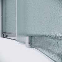 Душевой уголок Grossman Cosmo 80х80 301.K33.02.8080.10.02 профиль Хром стекло шиншилла — фото 7, Душевые уголки четверть круга