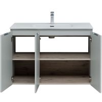 Товар: Тумба под раковину Aquanet Алвита New 100 277532 подвесная Серая матовая - фото 6 Тумба под раковину Aquanet Алвита New 100 277532 подвесная Серая матовая — фото 6, Тумбы под раковину