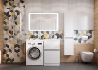 Товар: Зеркало Aquaton Соул 120 1A252902SU010 с подсветкой с сенсорным выключателем с антизапотеванием - фото 2 Зеркало Aquaton Соул 120 1A252902SU010 с подсветкой с сенсорным выключателем с антизапотеванием — фото 2, Мебель для ванной