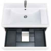 Товар: Тумба под раковину Roca Ona 80 A857630509 подвесная Белая матовая - фото 3 Тумба под раковину Roca Ona 80 A857630509 подвесная Белая матовая — фото 3, Мебель для ванной