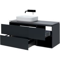 Товар: Тумба под раковину Allen Brau Infinity 120 L 1.21005.AM подвесная Антрацит матовый - фото 5 Тумба под раковину Allen Brau Infinity 120 L 1.21005.AM подвесная Антрацит матовый — фото 5, Мебель для ванной