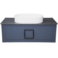 Товар: Тумба под раковину La Fenice Cubo 100 FNC-01-CUB-BG-100 подвесная Синяя матовая - фото 3 Тумба под раковину La Fenice Cubo 100 FNC-01-CUB-BG-100 подвесная Синяя матовая — фото 3, Мебель для ванной