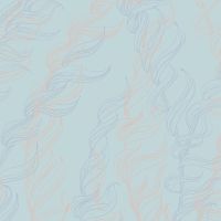 Обои LOYMINA Hygge Hg4 006 Флизелин (1*10,05) Голубой, Листья/Геометрия — фото 1, Обои для стен