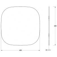 Товар: Зеркало Evoform Primary 60х60 BY 0137 со шлифованной кромкой - фото 7 Зеркало Evoform Primary 60х60 BY 0137 со шлифованной кромкой — фото 7, Мебель для ванной