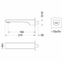 Товар: Излив для смесителя Aquatek Лира AQ1441CR Хром - фото 2 Излив для смесителя Aquatek Лира AQ1441CR Хром — фото 2, Изливы