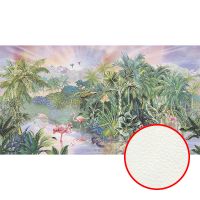 Фреска Ortograf Its Jungle 8323 Фактура флок FLK Флизелин (5,5*3) Разноцветный, Деревья/Птицы арт-8323 (флок FLK) — фото 1, Фрески