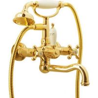 Смеситель для ванны Boheme Tradizionale Oro 293-Ceramic Золото — фото 1, Смесители
