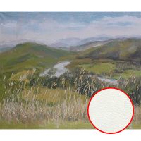 Фреска Ortograf Горы 9033 Фактура флок FLK Флизелин (1,8*1,5) Зеленый/Голубой, Горы/Пейзаж/Живопись — фото 1, Фрески