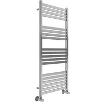 Водяной полотенцесушитель Terminus Тоскана П19 500х1200 4670078530882 Хром, нижнее подключение, G 1/2" ВР, с комплектом вентилей — фото 1, Водяные полотенцесушители