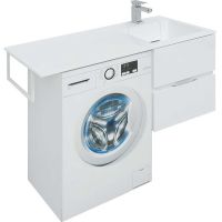 Тумба под раковину Aquanet Алвита 120 R 243660 подвесная Белая — фото 8, Тумбы под раковину