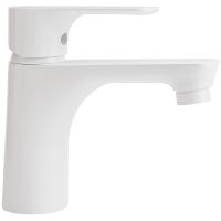 Смеситель для раковины Orange Aristo M19-021w Белый глянец — фото 3, Смесители для раковины