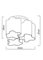 Товар: Люстра Artelamp Serenata Белая Античная бронза арт-A3459PL-3AB - фото 4 Люстра Artelamp Serenata Белая Античная бронза арт-A3459PL-3AB — фото 4, Люстры