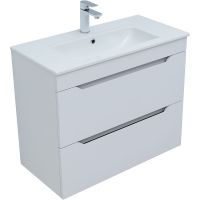 Товар: Тумба под раковину Aquanet Практика 80 330459 подвесная Белая матовая - фото 2 Тумба под раковину Aquanet Практика 80 330459 подвесная Белая матовая — фото 2, Мебель для ванной