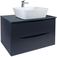 Тумба под раковину Bond Cube 80 T07807 подвесная Серая матовая — фото 15, Мебель для ванной